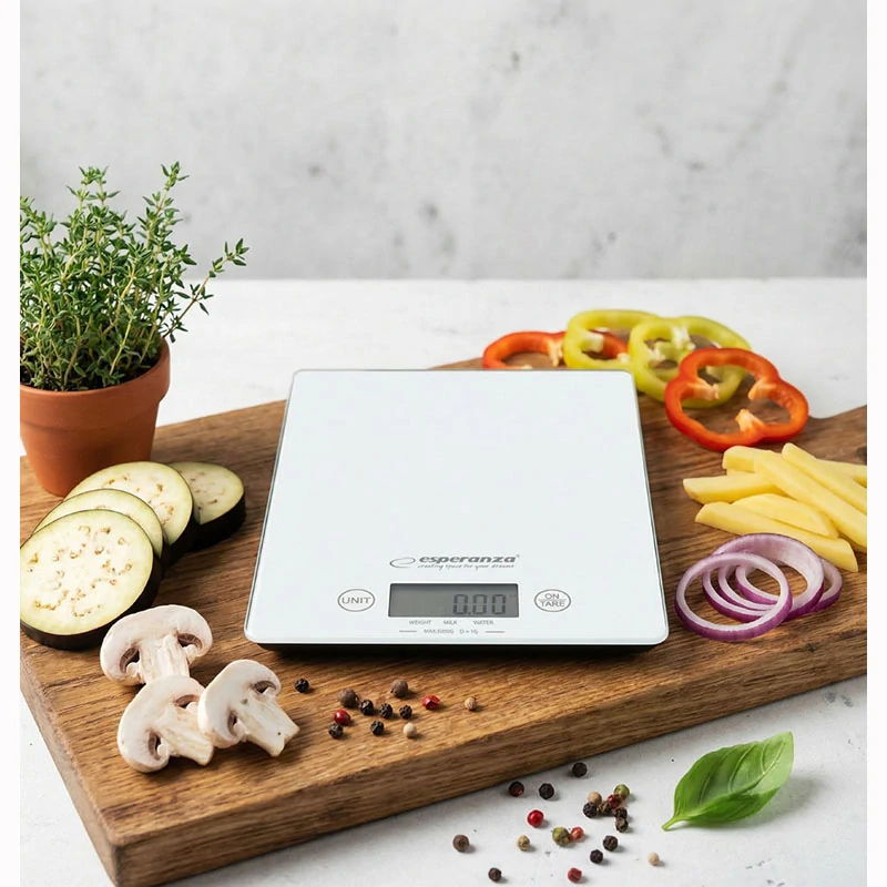 Digitálna kuchynská váha Esperanza LEMON White do 5 kg