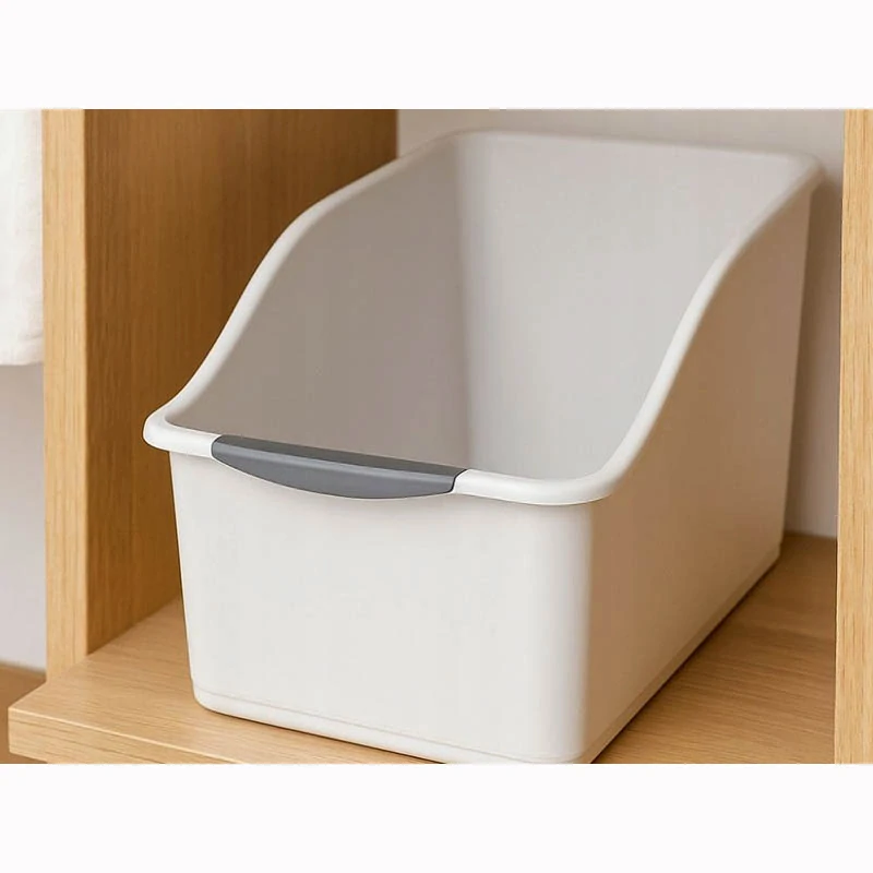 Veľký biely organizér do skrinky 32 × 21 × 20 cm