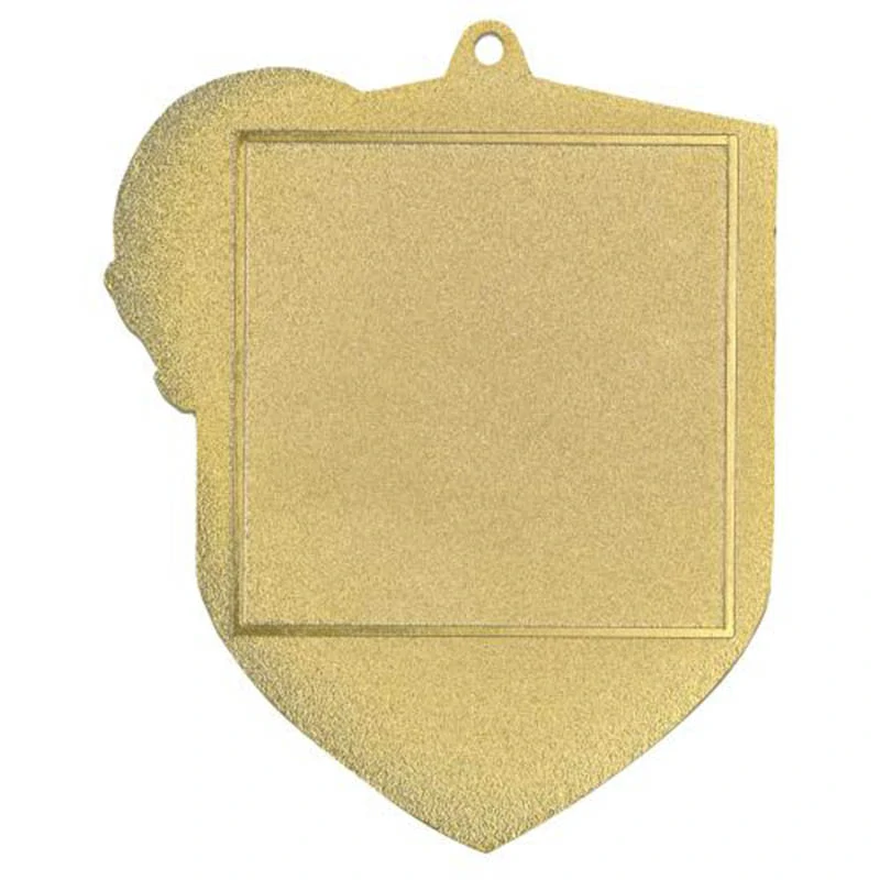 MD8049 Zlatá futbalová medaila 78 × 67 mm