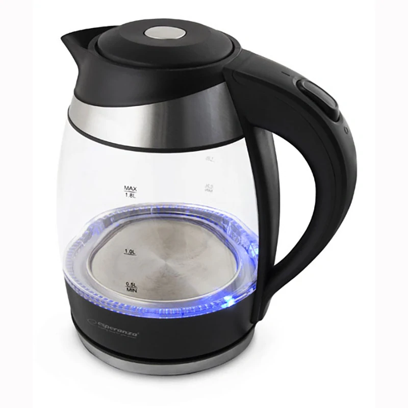 Sklenená rýchlovarná kanvica Esperanza GULLFOSS 1,8 L