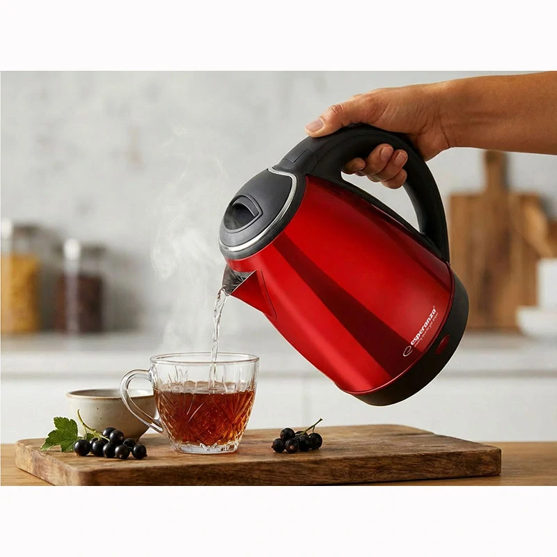Rýchlovarná kanvica Esperanza VICTORIA 1,8 l červená