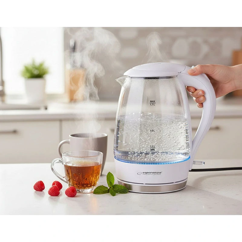 Sklenená rýchlovarná kanvica Esperanza Salto Angel 1,7 L