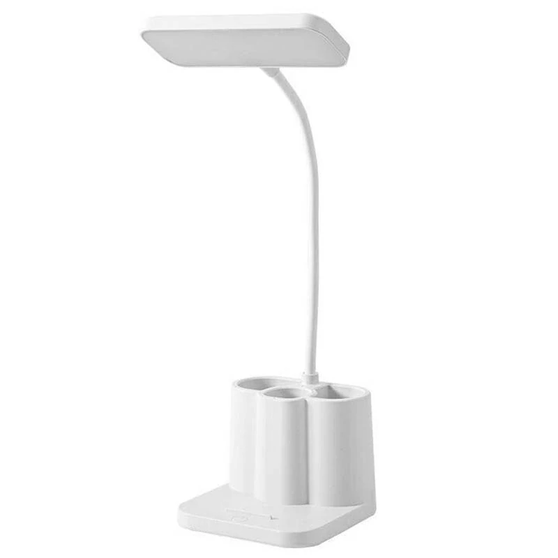 Stolná LED lampa s organizérom na písací stôl