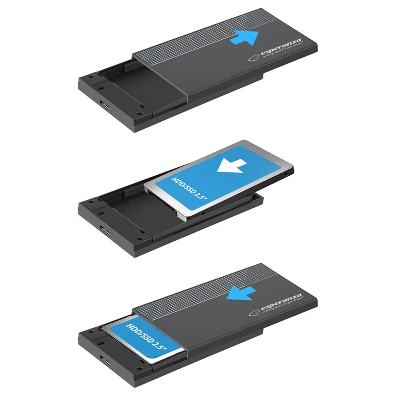 Externý box Esperanza pre 2,5" HDD a SSD