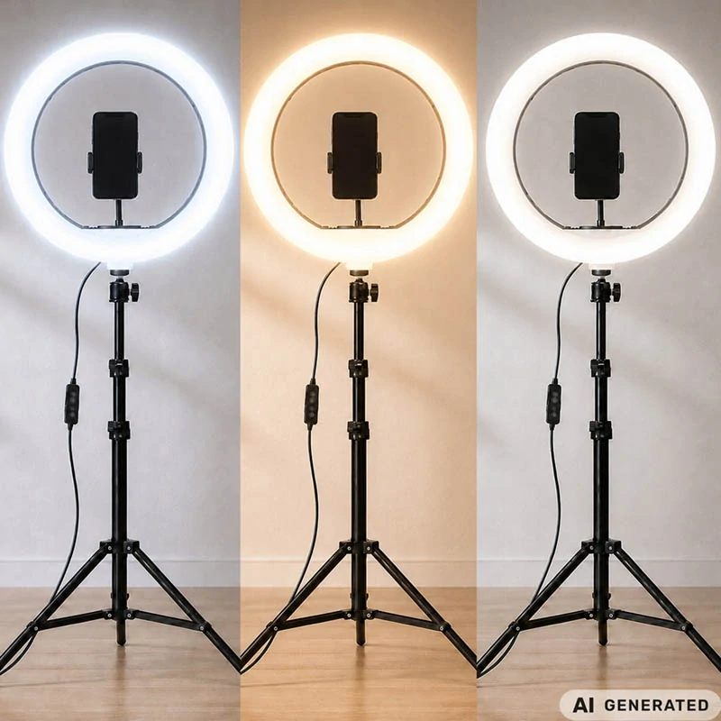 LED kruhová lampa Ring Light 35 cm s držiakom na telefón