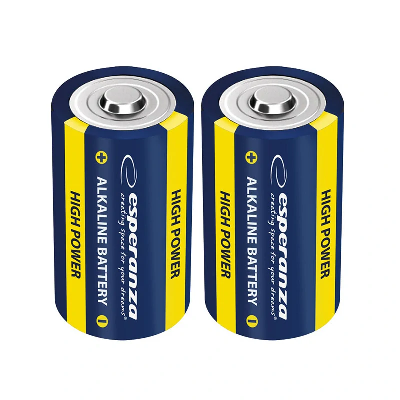 Alkalické batérie Esperanza C LR14 1,5 V – 2 ks