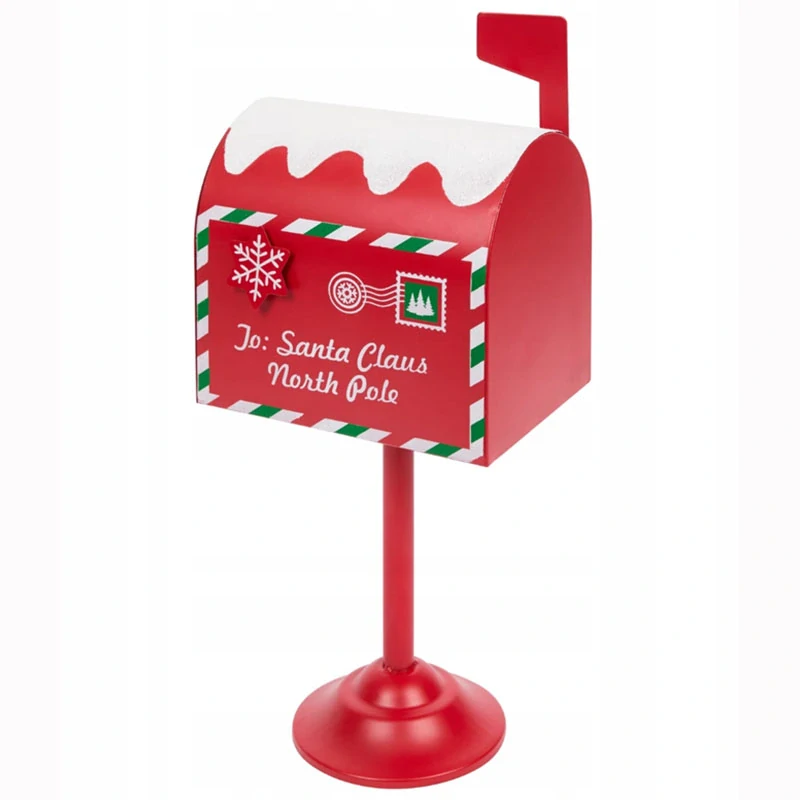 Vianočná dekoratívna poštová schránka Santa Claus 32 cm