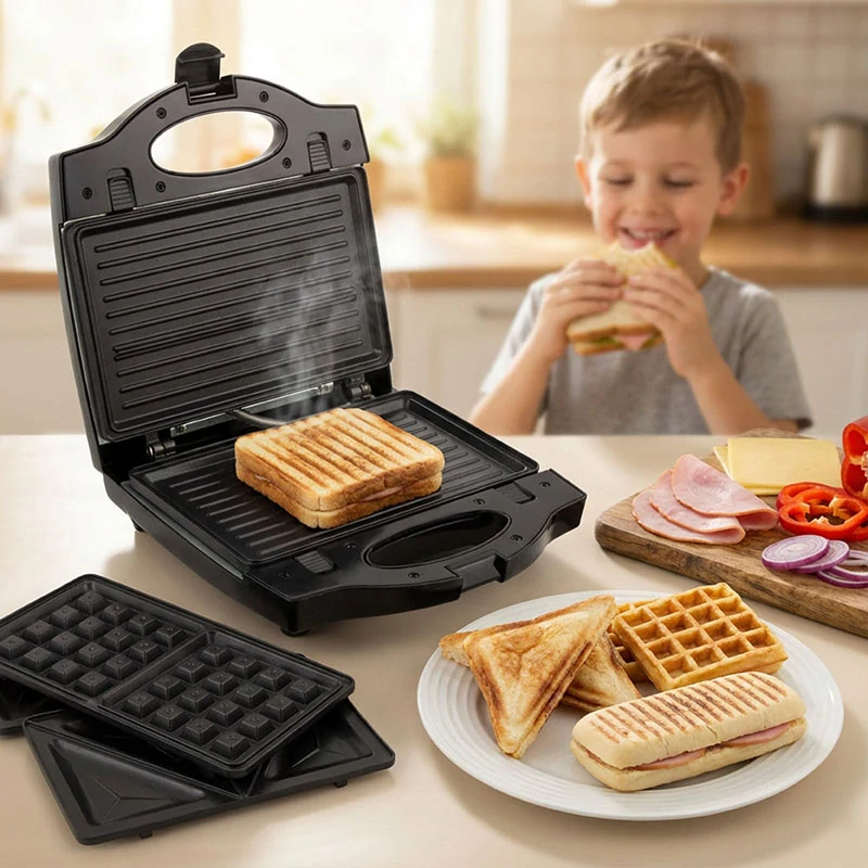 Sendvičovač 3 v 1 Esperanza MUFFULETTA 700 W