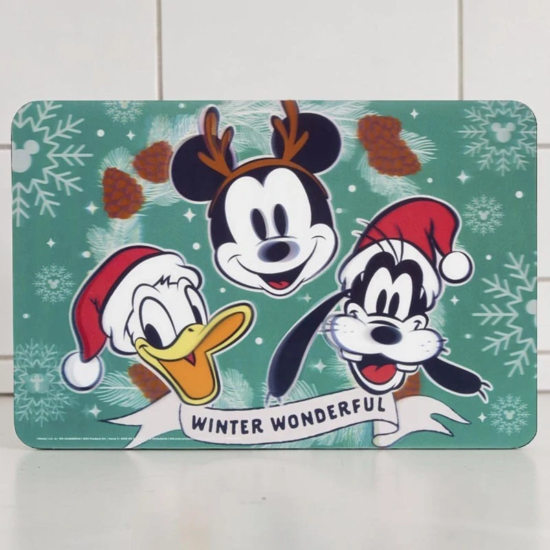 Detská podložka na stôl Disney Mickey, Donald a Goofy 45 × 30 cm s 3D efektom