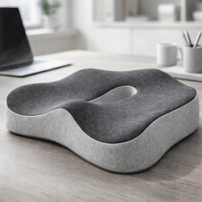Ergonomický vankúš na sedenie z pamäťovej peny 39 × 37 cm