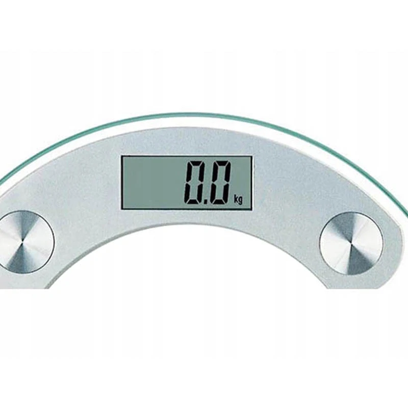 Elektronická osobná váha do 180 kg sklenená