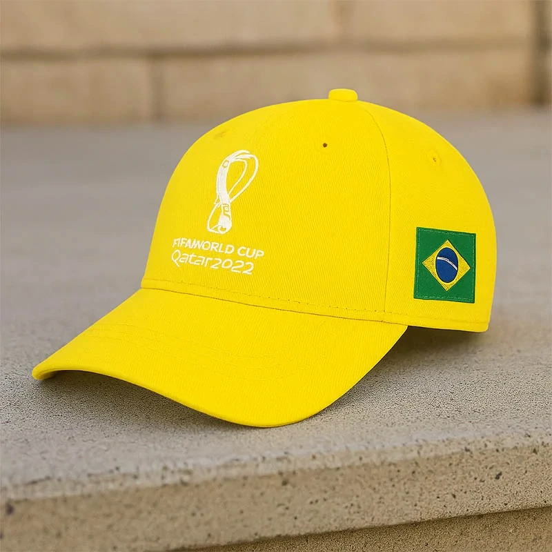 Žltá šiltovka Brazília FIFA World Cup Qatar 2022