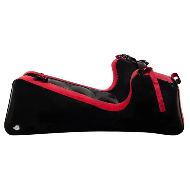 Nafukovacia BDSM sofa pre páry s 6 fixačnými popruhmi
