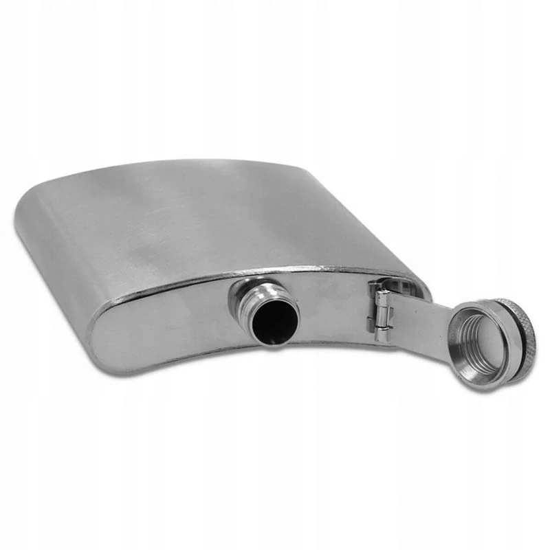 Ploskačka nerezová strieborná 180 ml