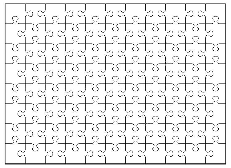 Puzzle s potlačou 27x20cm (88 dielikov)