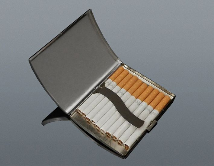 Puzdro kovové SCULL slim