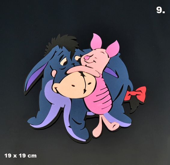 Nálepka 3D Disney gumená