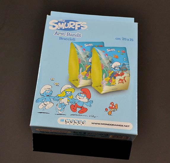 Rukávniky na plávanie Šmolkovia