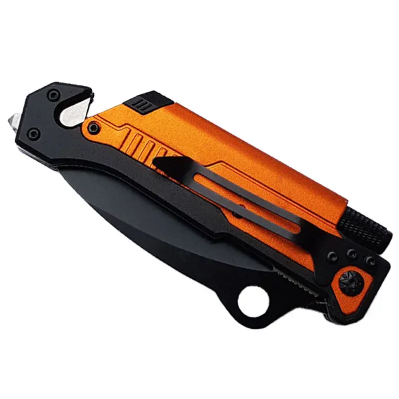 Nôž záchranársky KANDAR 3 v 1 Orange 22/9cm