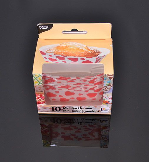 Miniformičky na pečenie Papstar Srdce 10ks