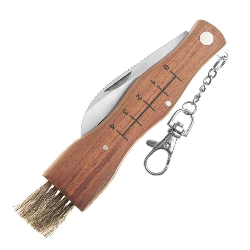 Adventure - Hubársky skladací nôž s mierkou a kefkou 