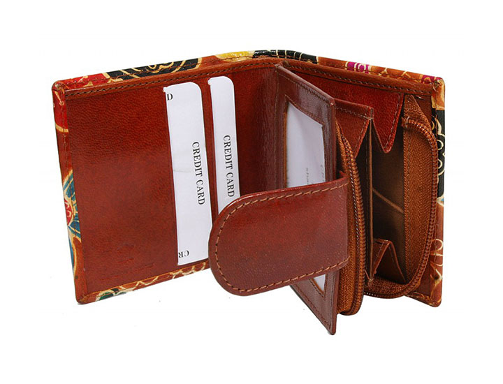 Peňaženka dámska kožená SPG-98 SHANTI brown