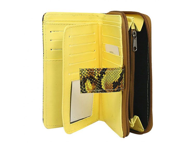 Peňaženka dámska ekokoža cavaldi D22 yellow