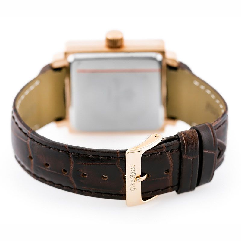 Náramkové hodinky GINO ROSSI 6664A silver/rose/gold/brown