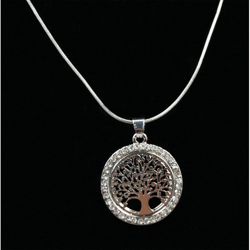 Náhrdelník dámsky Lorenti Tree in Ring silver III.