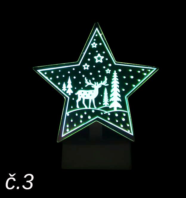 LED dekorácia Vianoce