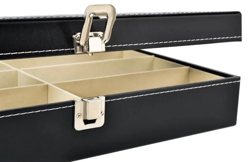 Organizér na okuliare 8 ks čierny