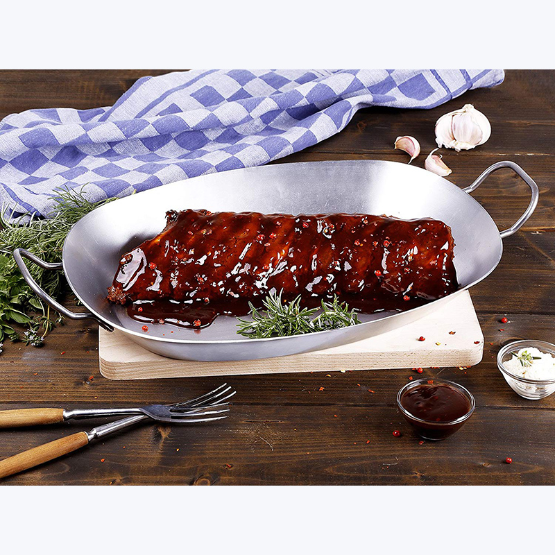 Oceľová oválna panvica CHG 37,5cm II.trieda