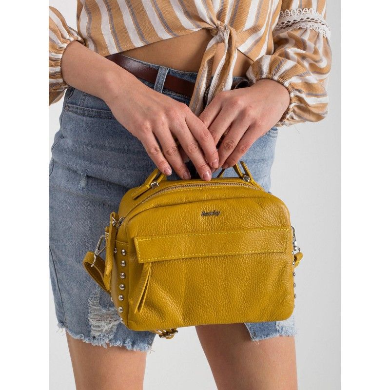 Kabelka kožená Rovicky TWR-75 yellow