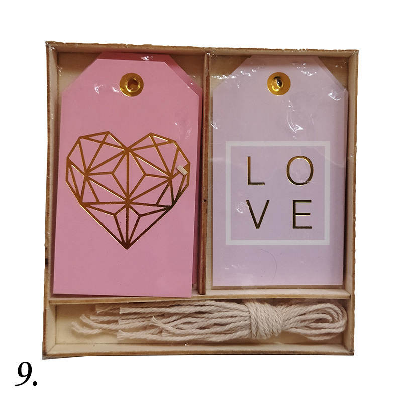 Štítky na darčeky 12ks