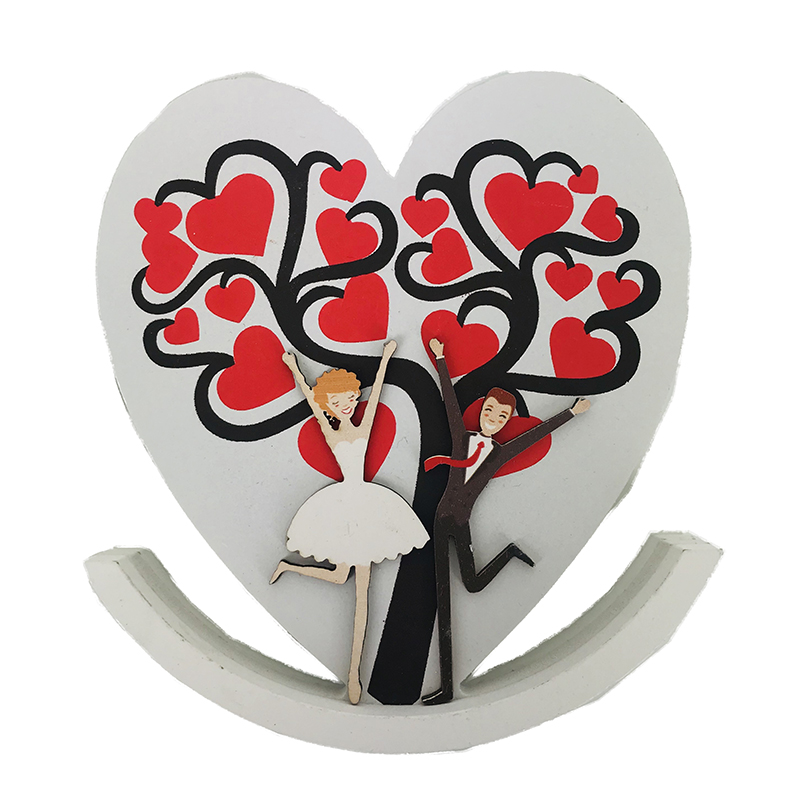 Svadobná dekorácia ružovo-biela 