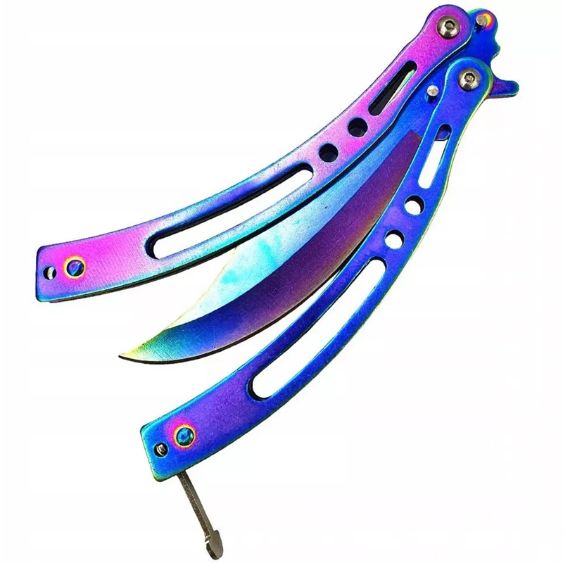 Nôž motýlik Rainbow 23/9cm