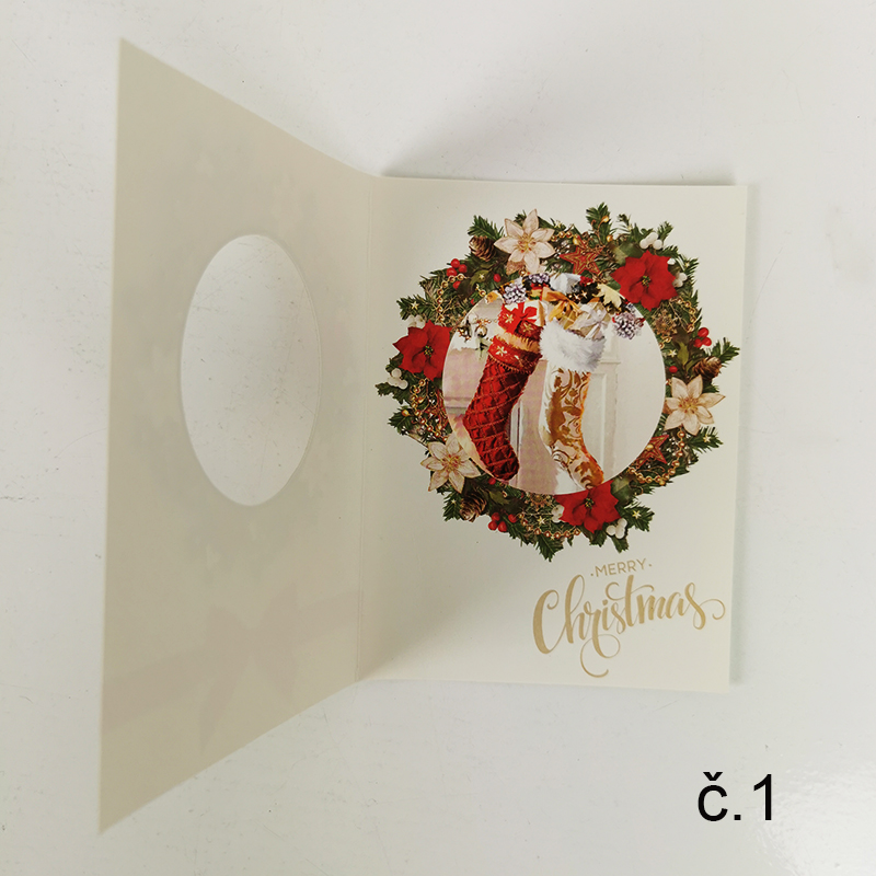 Sada Vianočných pohľadníc s obálkami 10ks