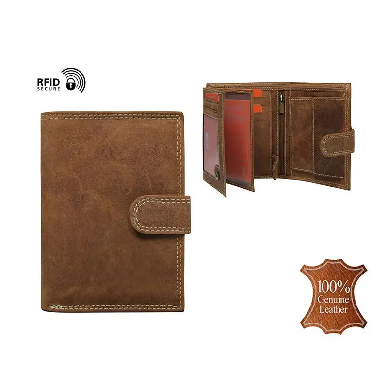 Peňaženka kožená N4-CHM cognac