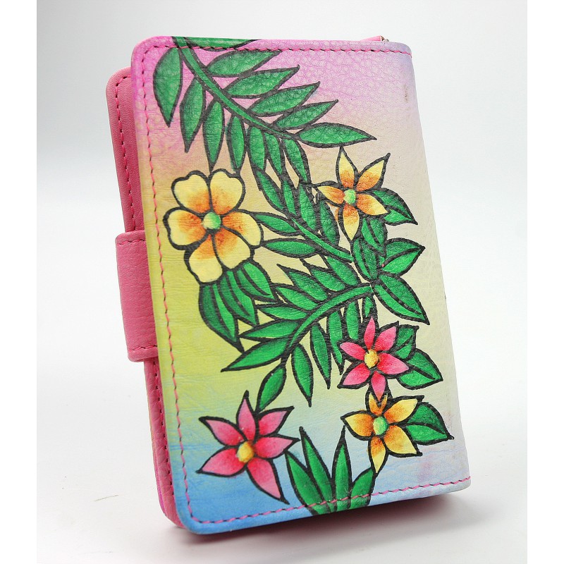 Peňaženka dámska kožená Rovicky R-N109-ART-04/5517 pink