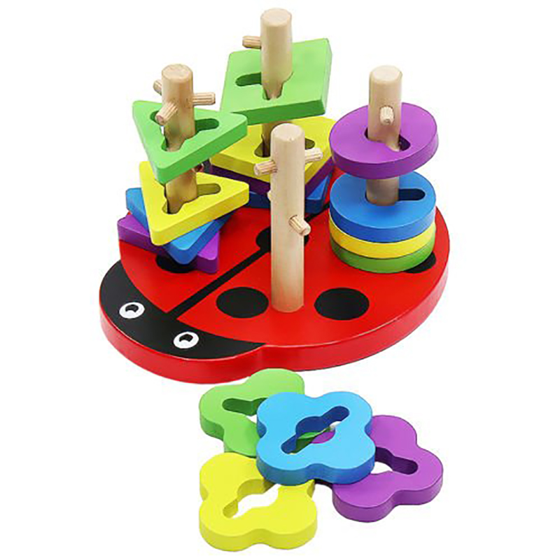 Drevená skladačka - LIENKA