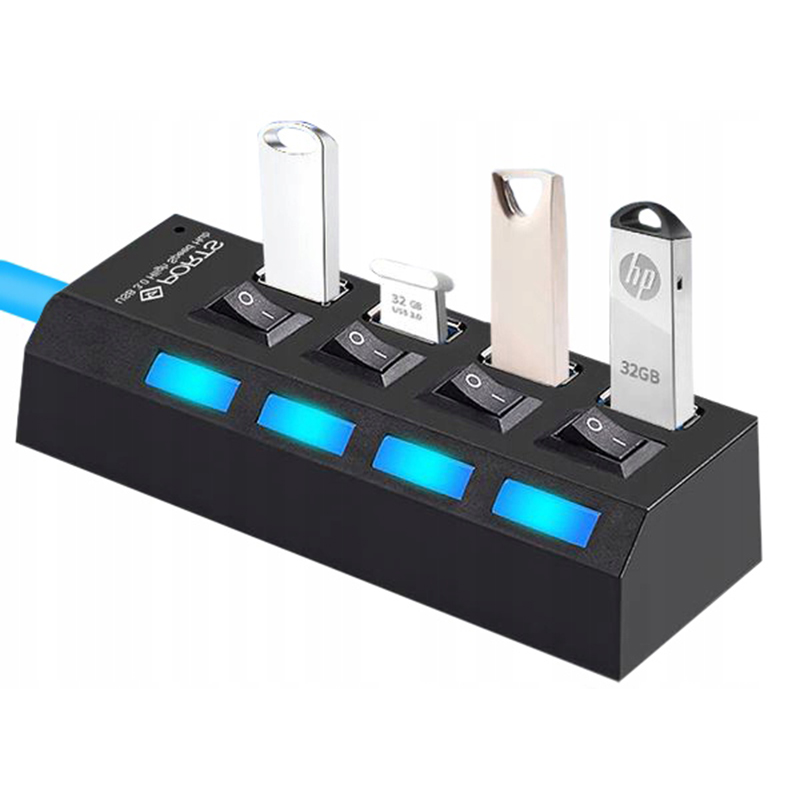 Hub USB port 4 USB 2.0