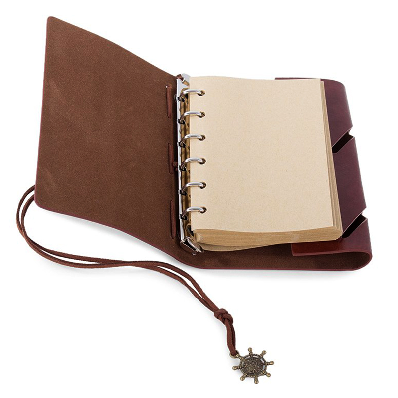 Vintage retro Cestovateľský denník hnedý