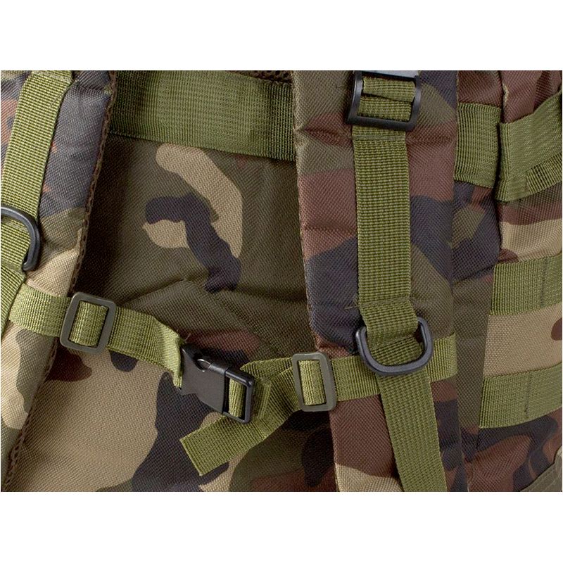 Taktický vojenský ruksak na prežitie 45l + 3,5l camouflage dark moro
