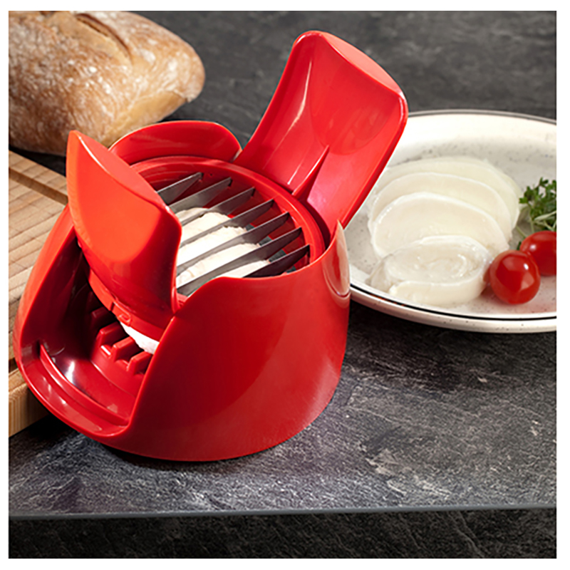 Plátkový krájač na paradajky, mozzarellu, vajcia, cibuľu, ovocie