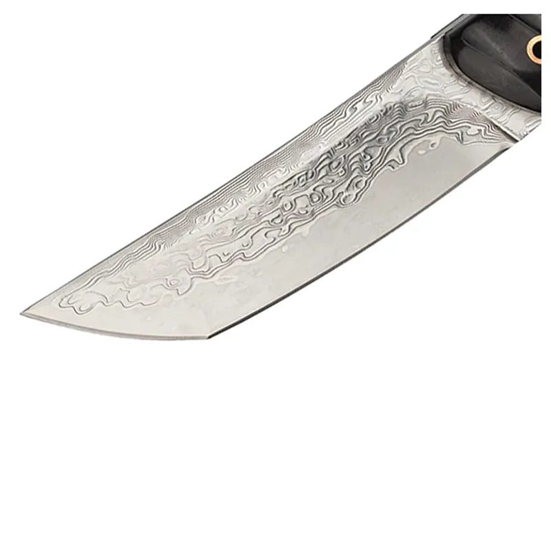 Damaškový nôž DM957 - dark brown