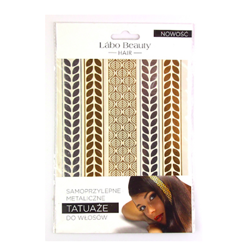 Metalické tetovačky do vlasov  