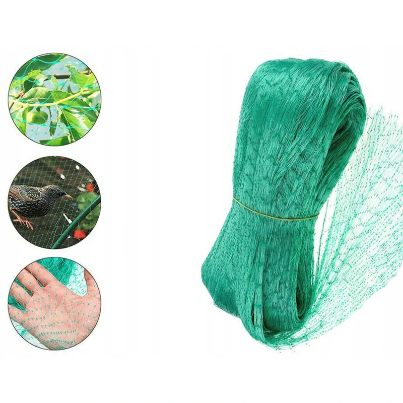Ochranná sieť proti vtákom 4x10 metrov zelená