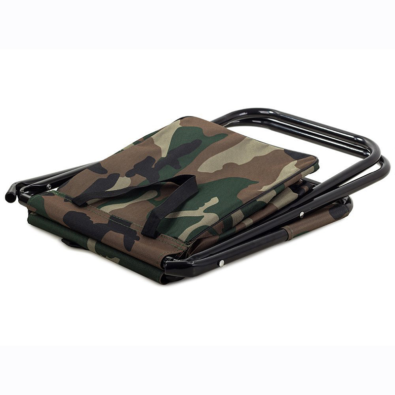 Turistická skladacia stolička s taškou camouflage