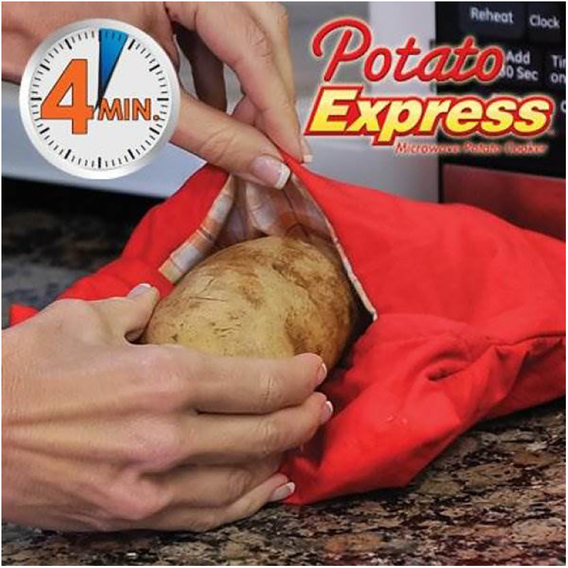Potato expres - Varné vrecko na zemiaky do mikrovlny