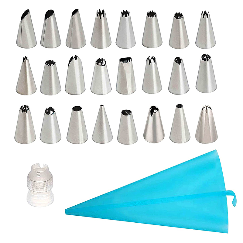 Dekorátor na koláče silikónový + 22 koncoviek